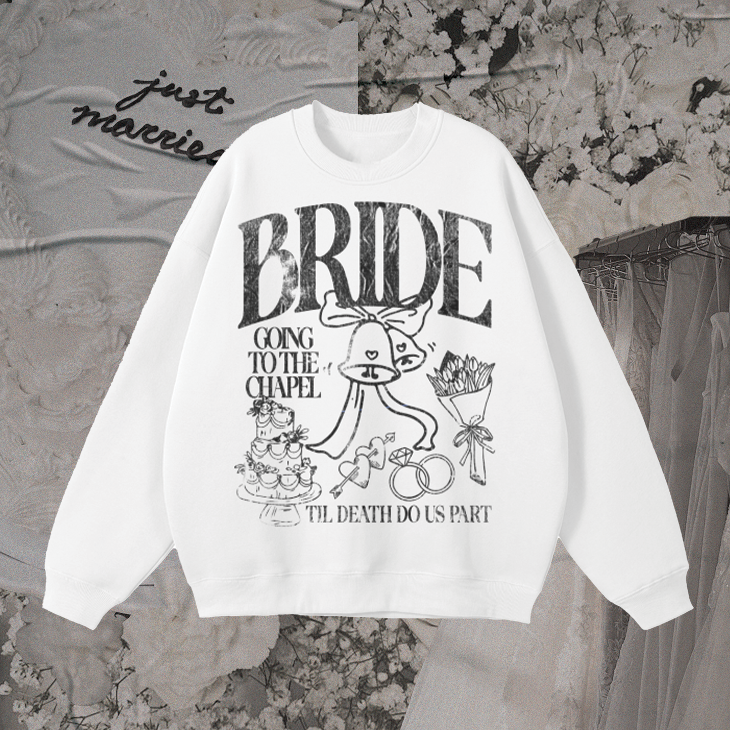 "BRIDE" Fleece Crewneck