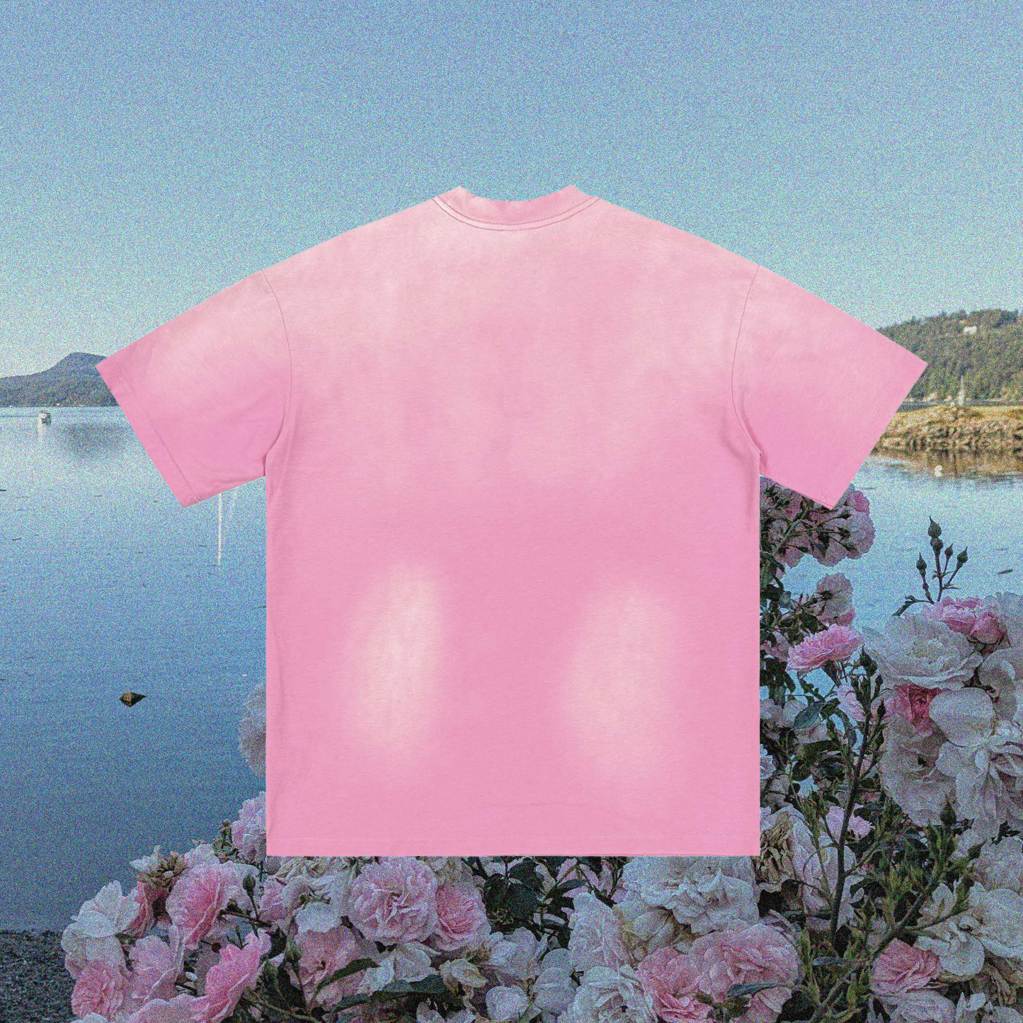 "BY THIER FRUITS" Pink Distressed Tee