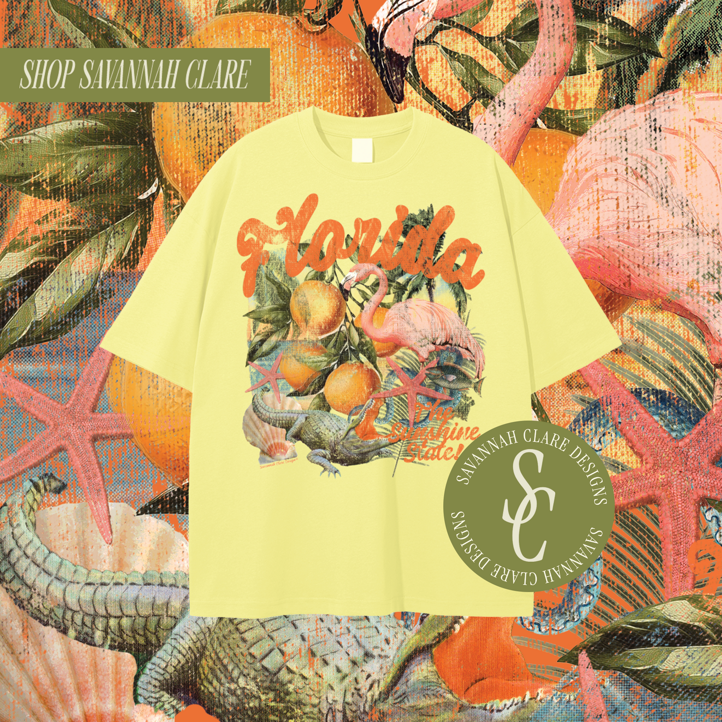 "FLORIDA" Sunshine Boxy Tee!