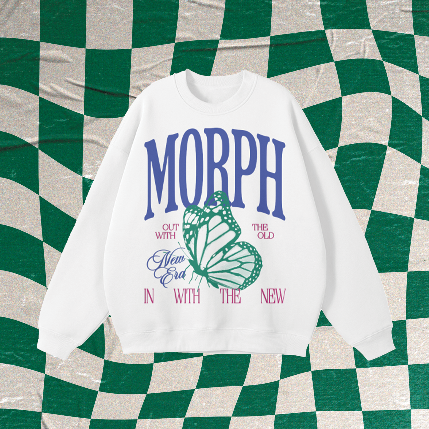 "MORPH" Fleece Creweck