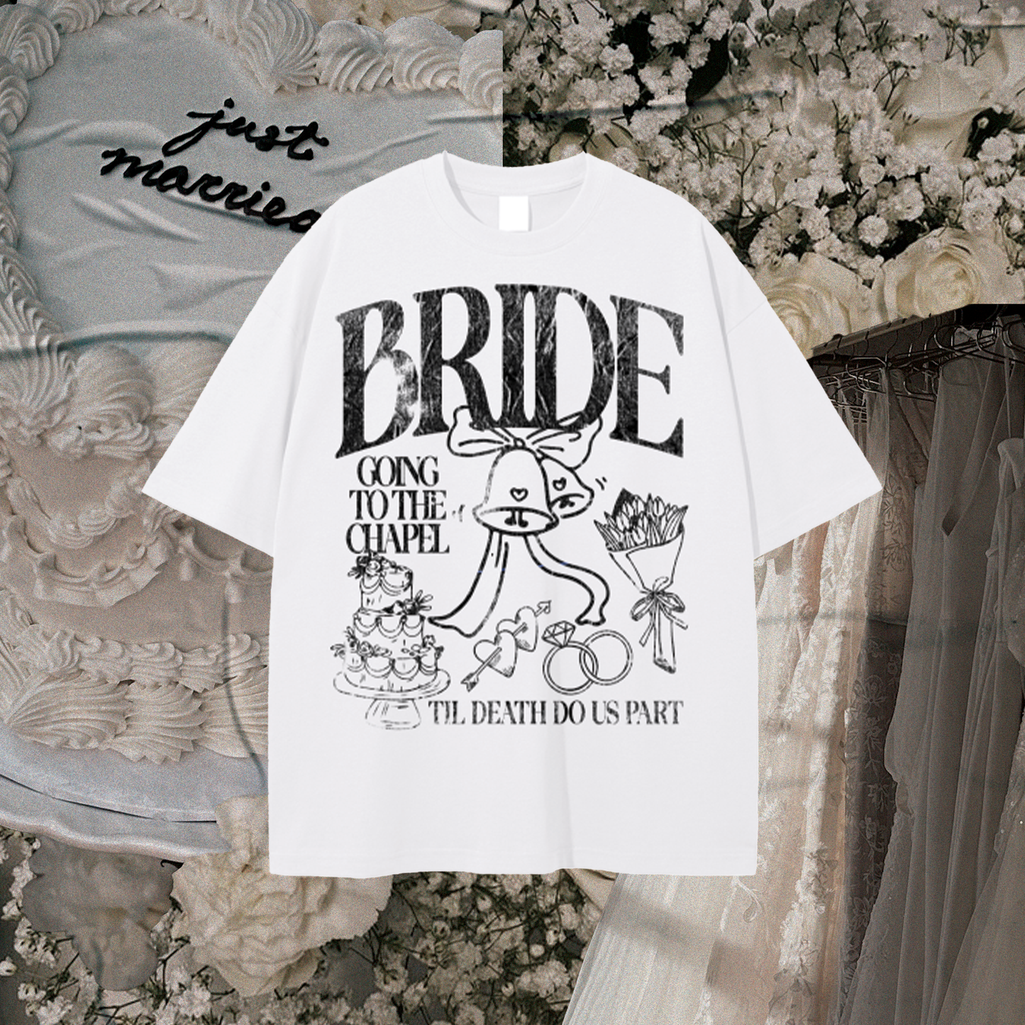 "BRIDE" Boxy Fit Tee
